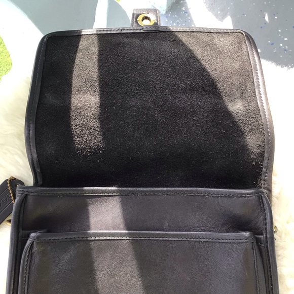 Vintage Coach All Weather Glove Tanned Cowhide Leather Station Tote Hand… - Picture 9 of 16